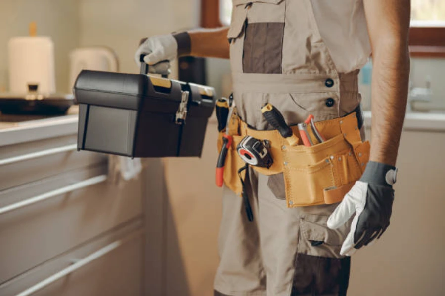 Handyman answering common questions about repair work in Dayton, Ohio